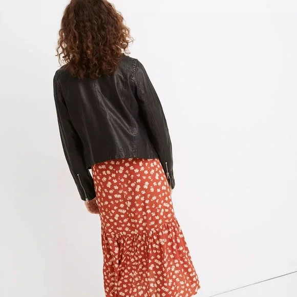 Madewell Black Leather Jacket - Picture 5 of 6